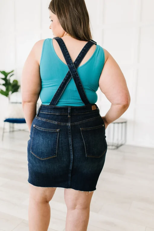 Agnes Denim Overall Dress by Judy Blue