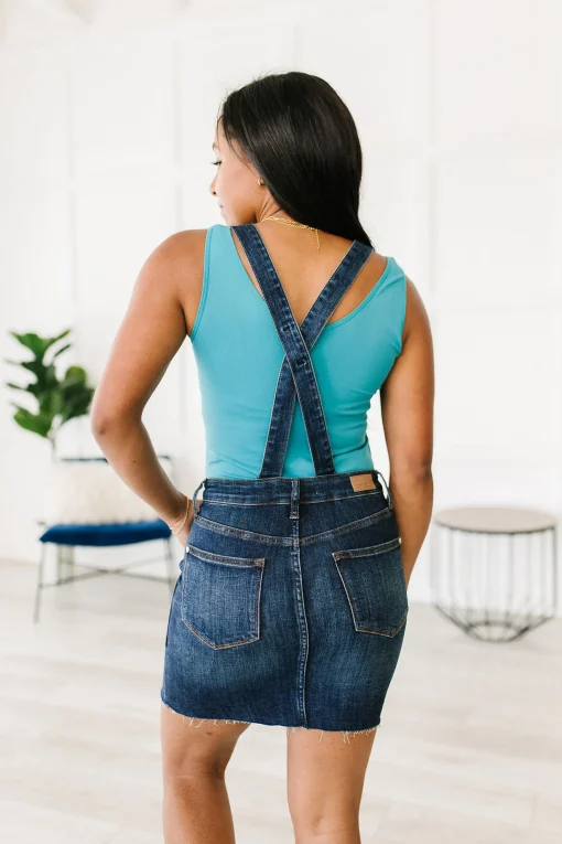 Agnes Denim Overall Dress by Judy Blue