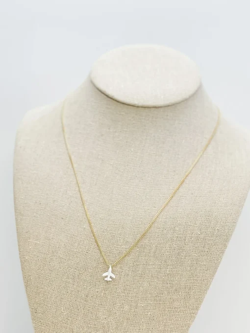 Airplane Pendant Necklace