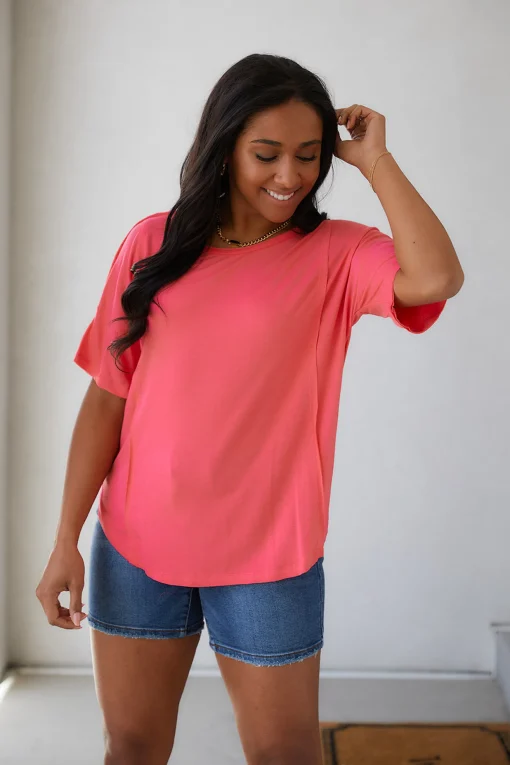 Always Mine Scoop Neck Top