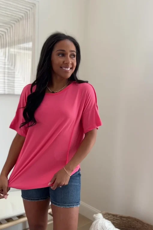 Always Mine Scoop Neck Top