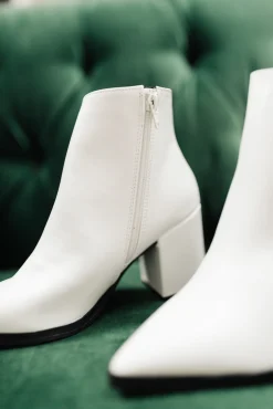 Amari Ankle Boots in White