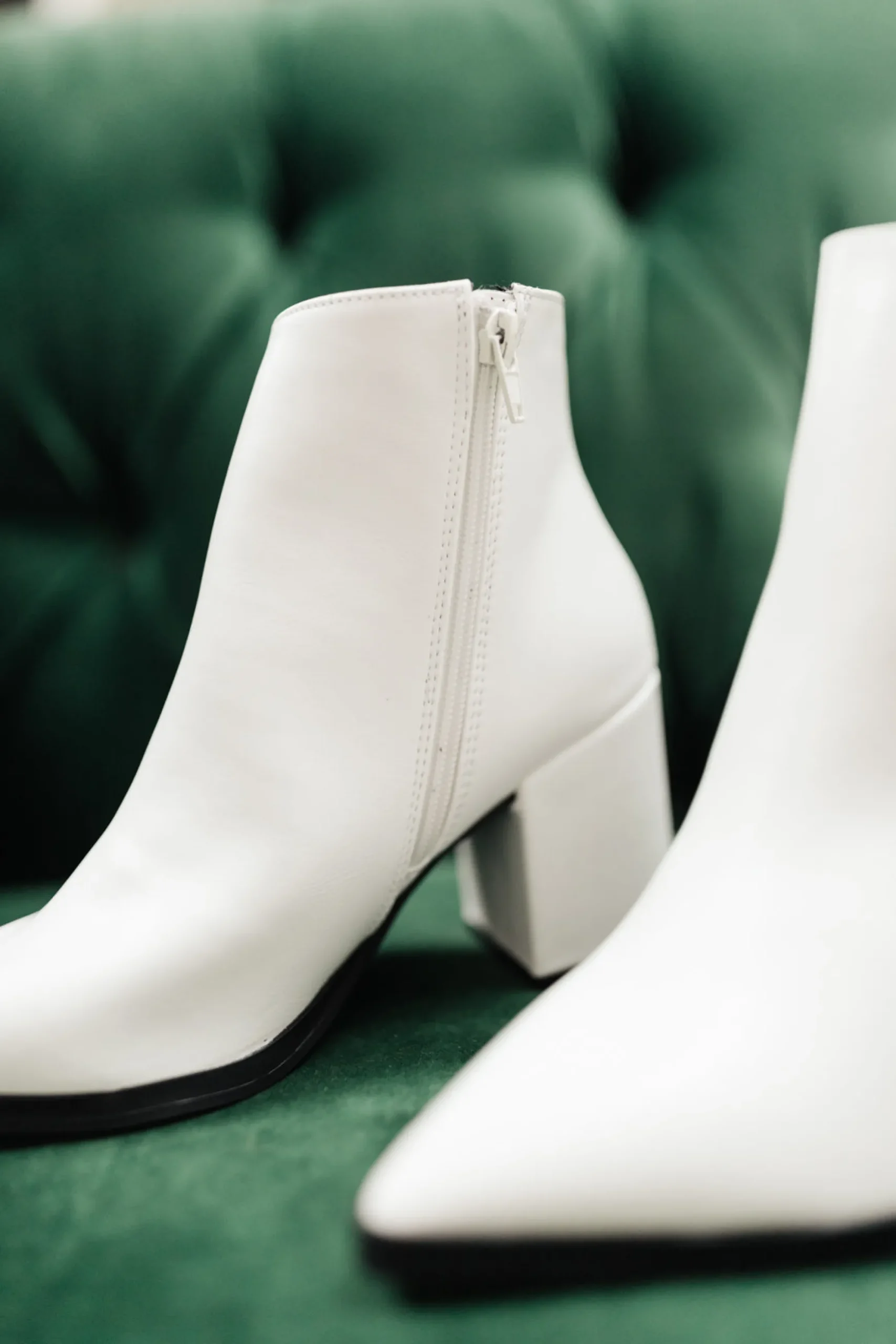 Amari Ankle Boots in White