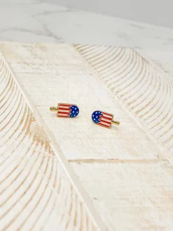 Americana Popsicle Signature Enamel Studs by Prep Obsessed