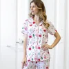 Baking Spirits Bright Short Sleeve Button Up Sleep Shirt
