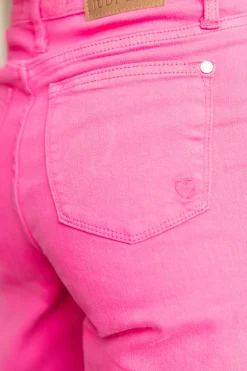 Barbara High Rise Garment Dyed 90's Straight Jeans by Judy Blue