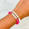 'Beach Girl' Disc Stretch Bracelet Set