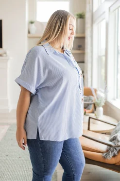 Best Of Both Worlds Button Down Top