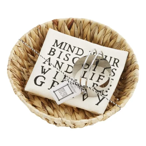 Biscuit Basket Set by Mud Pie