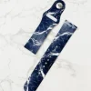 Black Marble Print Silicone Band For Samsung 42mm