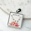 'Blessed' Sentiment Chain Bracelet - Silver