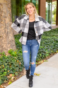Can You Believe It Basic Long Sleeve Top In Black