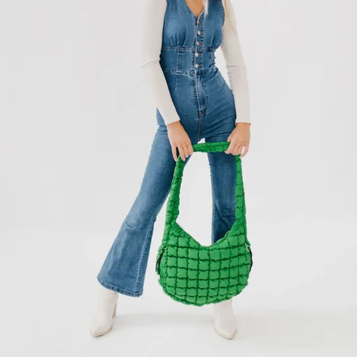 Carmen Quilted Hobo Tote Bag by Pretty Simple