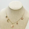 Celestial Charm Paperclip Necklace