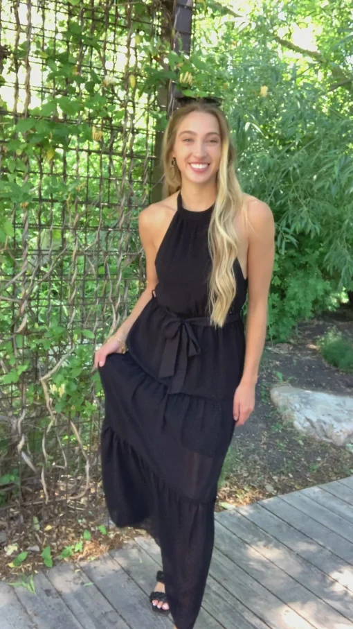 Check Mate Maxi Dress