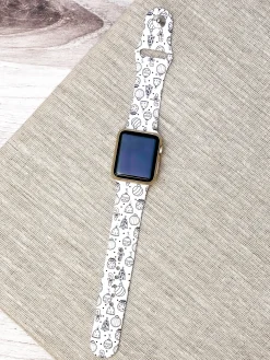 Christmas Ornaments Printed Silicone Watch Band