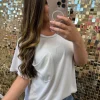 Claremont Tee by Mud Pie - White