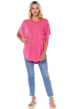 Claremont Tee by Mud Pie - Pink