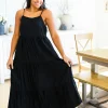 Classically Cool Tiered Maxi Dress