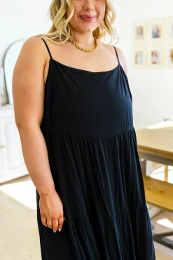 Classically Cool Tiered Maxi Dress