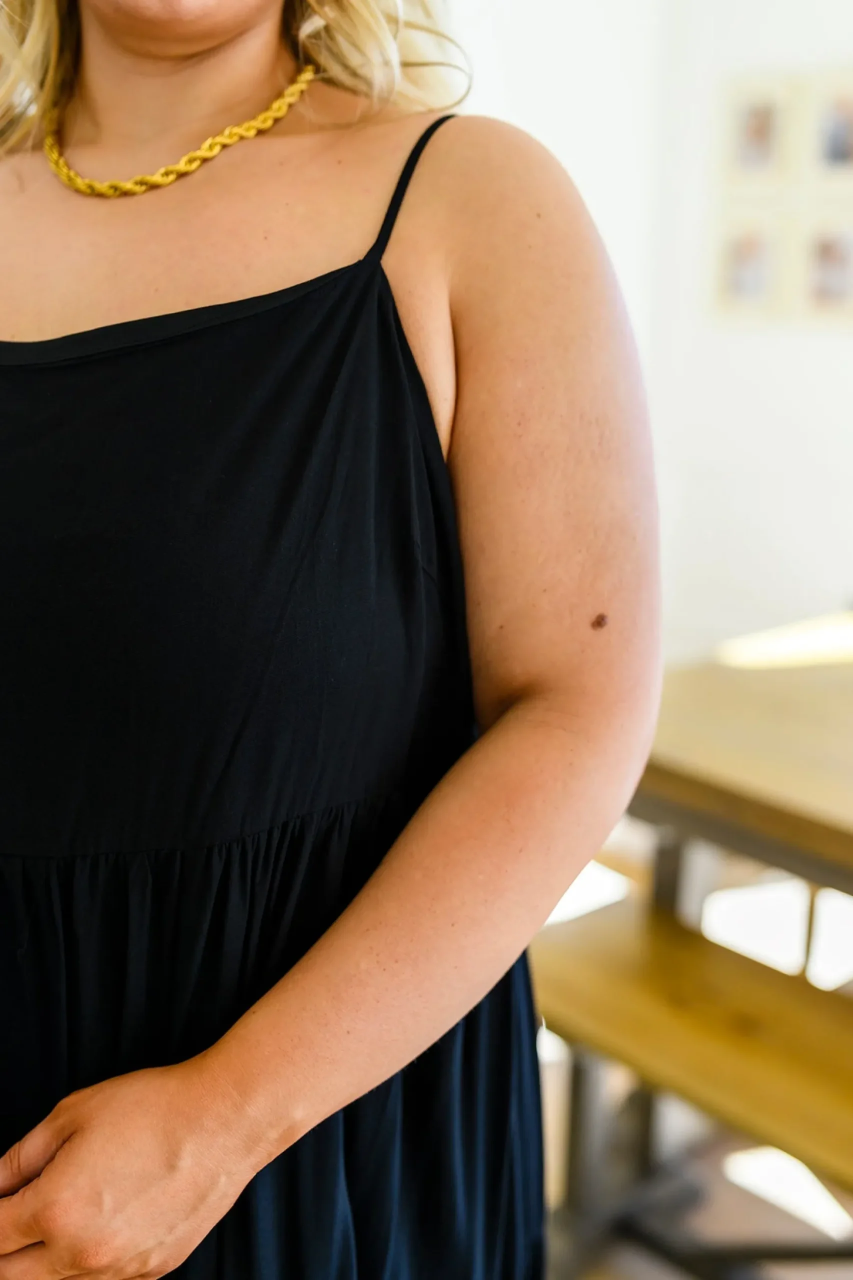 Classically Cool Tiered Maxi Dress