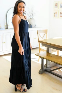 Classically Cool Tiered Maxi Dress