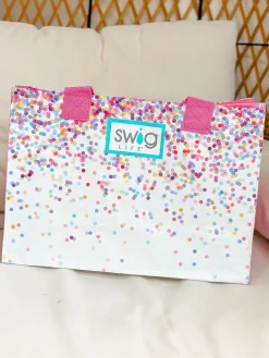 Confetti Laminated Tote Bag by Swig
