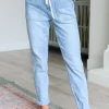 Cooper High Rise Vintage Denim Jogger by Judy Blue