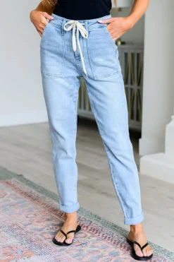 Cooper High Rise Vintage Denim Jogger by Judy Blue