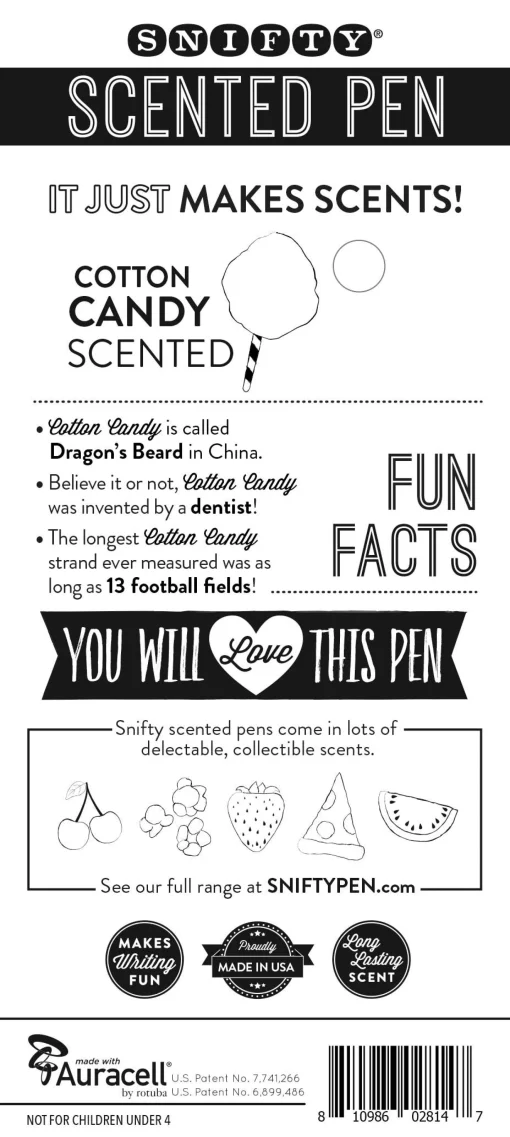 Cotton Candy Scented Pen