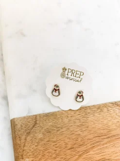 Cozy Penguin Signature Enamel Studs
