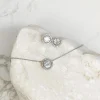 Cubic Zirconia Earring & Necklace Set