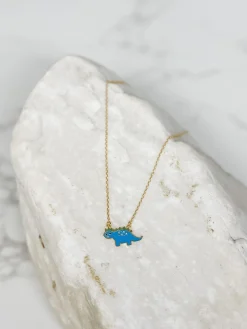 Cute Dinosaur Pendant Necklace