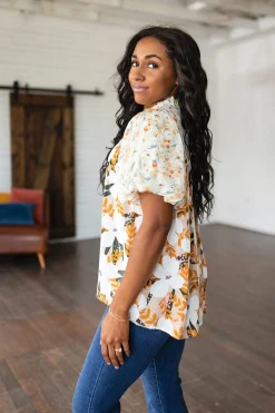 Daydreamer Mixed Floral Top