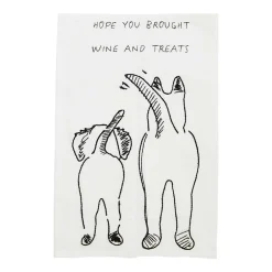 Dog Embroidered Towels by Mud Pie
