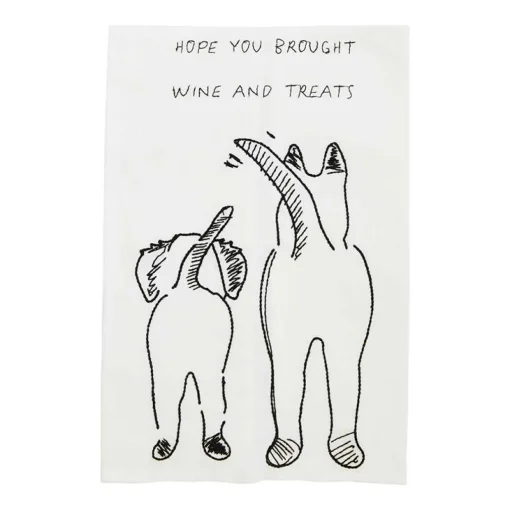 Dog Embroidered Towels by Mud Pie