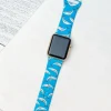 Dolphin Print Silicone Smart Watch Band