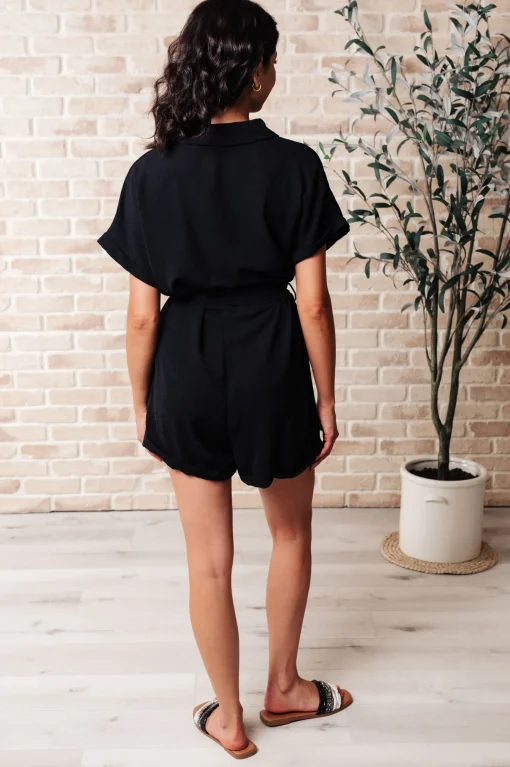 Don't Worry 'Bout a Thing V-Neck Romper - 4/10