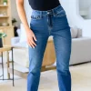 Downtown High Rise Boyfriend Jeans by Judy Blue