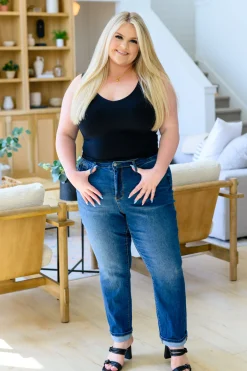 Downtown High Rise Boyfriend Jeans by Judy Blue
