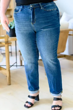 Downtown High Rise Boyfriend Jeans by Judy Blue