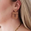 Dreamboat Earrings in Brown