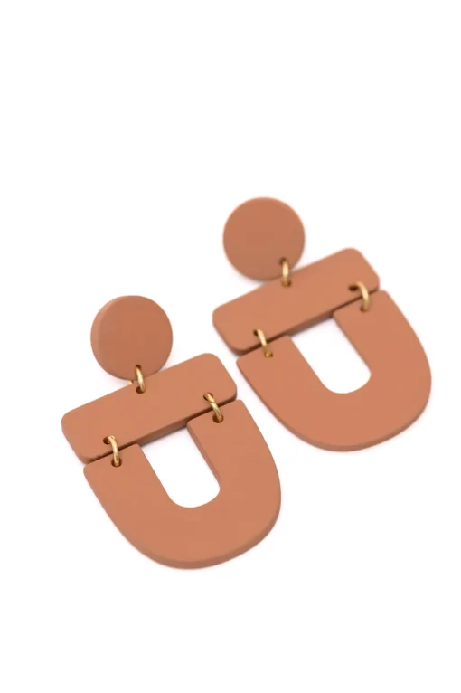 Dreamboat Earrings in Brown