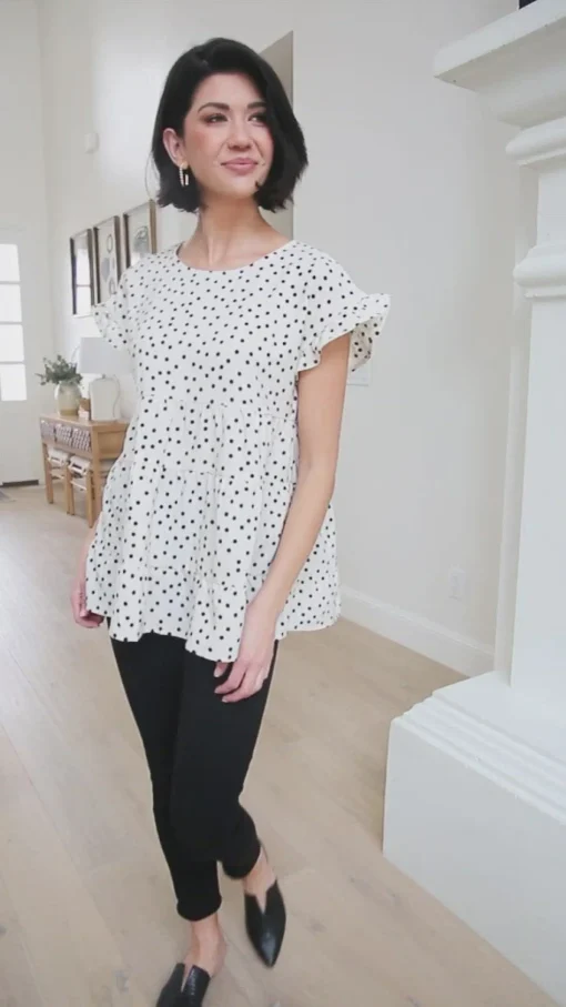 Dreamy Look Top In White