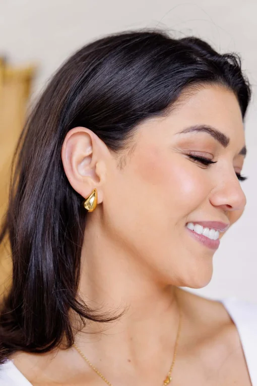 Drip Drop Teardrop Earrings
