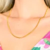 Eagerly Waiting Gold Plated Chain Necklace