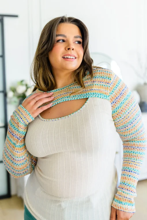 Evidently Extra Peekaboo Cut Out Top