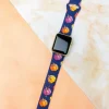 Fall Multi Pumpkin Printed Silicone Watch Band