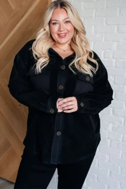 Fantastic in Fleece Jacket in Black