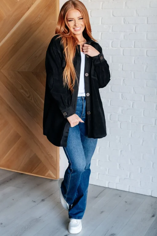 Fantastic in Fleece Jacket in Black